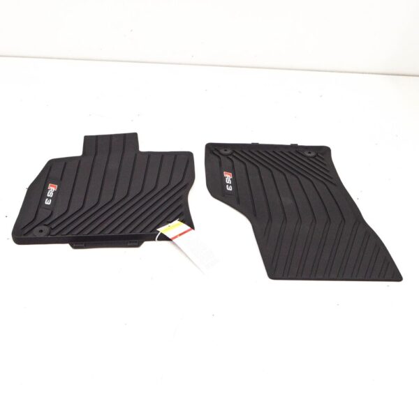 Audi A3 8V front RS3 rubber floor mats black LHD 8V6061221041 new - Image 5