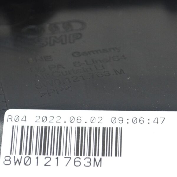 AUDI A4 B9 Left Radiator Support Air Deflector 8W0121763M NEW ORIGINAL