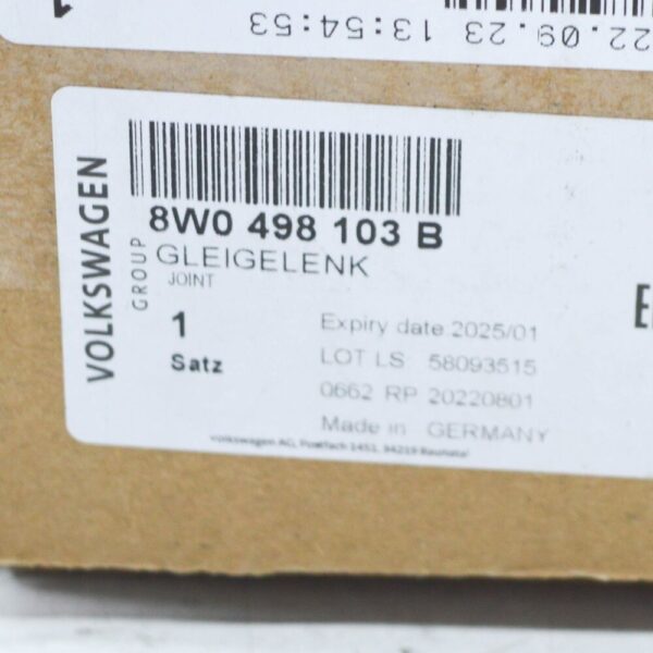 Audi A4 Avant B9 Front Axle Driveshaft Protection 8W0498103B NEW ORIGINAL - Image 5