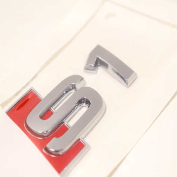 AUDI S1 8X Trunk Lid S1 Chrome Badge Emblem 8X08537352ZZ NEW ORIGINAL