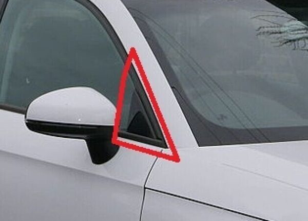 Audi A1 11-17 Black Glossy Right O/S Front Door Corner Cover Original - Image 4