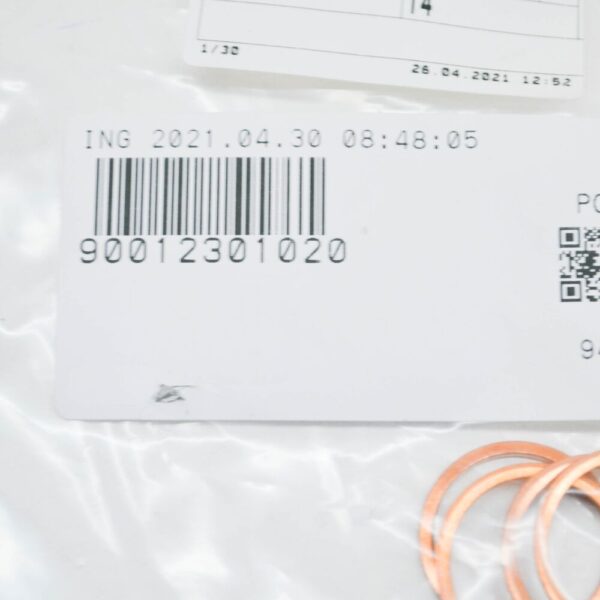 Porsche 911 996 Oil Drain Screw Gasket 90012301020 NEW GENUINE - Image 5