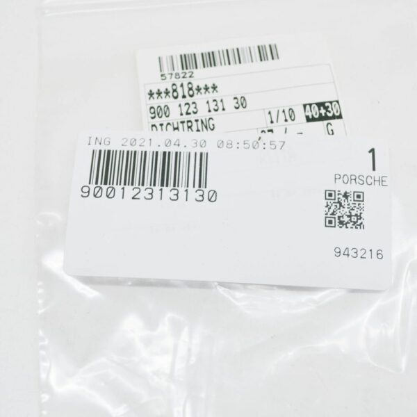 Porsche Panamera 971 Sealing Ring Turbocharger Oil Line 90012313130 NEW - Image 5