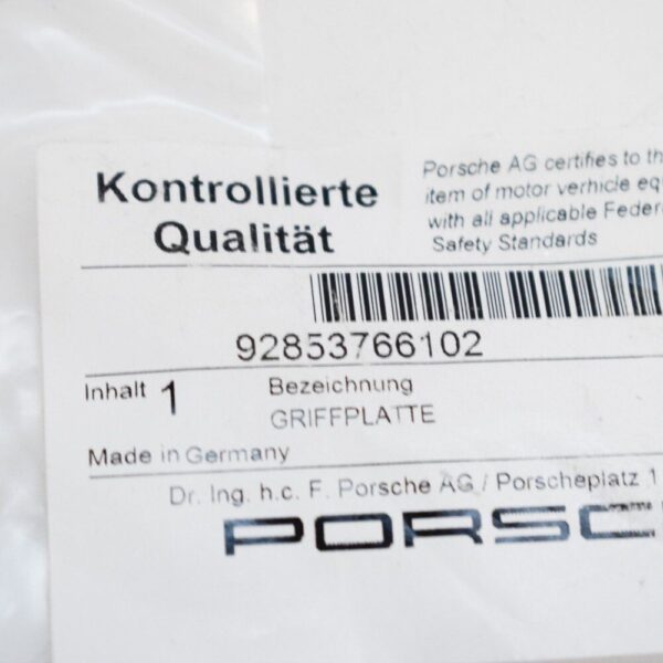 Porsche 928 external handle for left or right door 92853766102 REAL NEW - Image 6