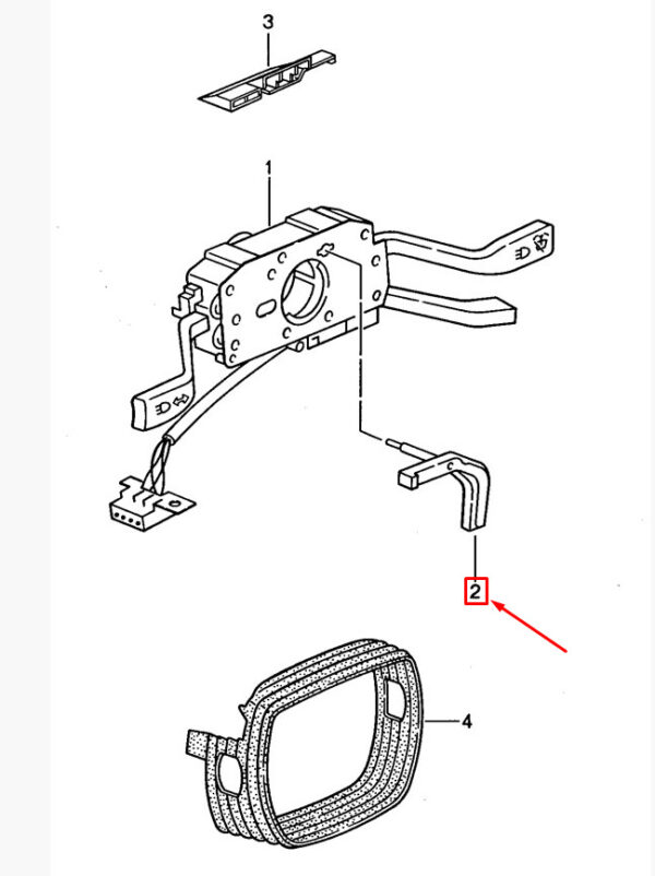 Porsche 968 Steering Column Contact Plate 92865210400 NEW GENUINE