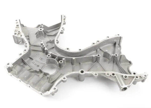 PORSCHE CAYENNE 92A ENGINE TIMING CHAIN COVER MAGNESIUM 94810102220 GENUINE - Image 3