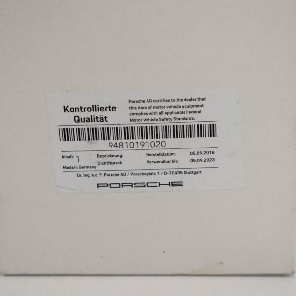 Porsche Panamera 970 Crankshaft Seal Joint Flange 94810191020 GENUINE - Image 3