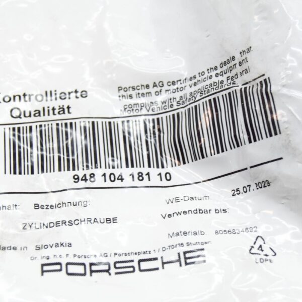 Porsche Cayenne 92A Engine Cylinder Head Bolt 94810418110 NEW GENUINE - Image 6