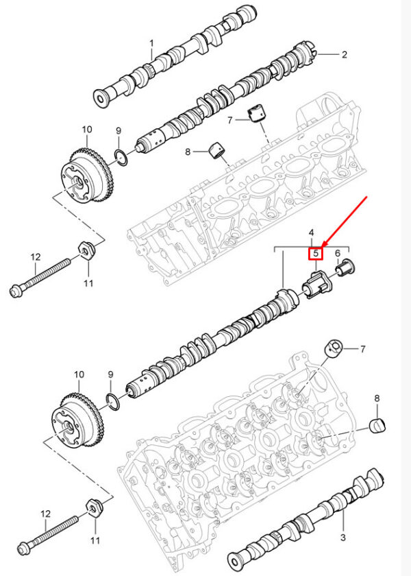 Porsche Panamera 970 High Pressure Pump Clutch 94810511302 NEW ORIGINAL - Image 2