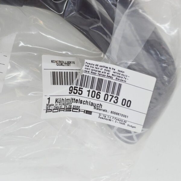 PORSCHE CAYENNE 9PA Engine Coolant Hose 95510607300 NEW - Image 6
