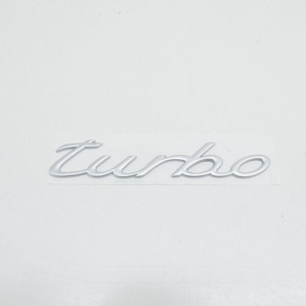 Porsche 955 Cayenne Turbo Rear Sticker Sticker Aluminum 95559038014W9 New - Image 5