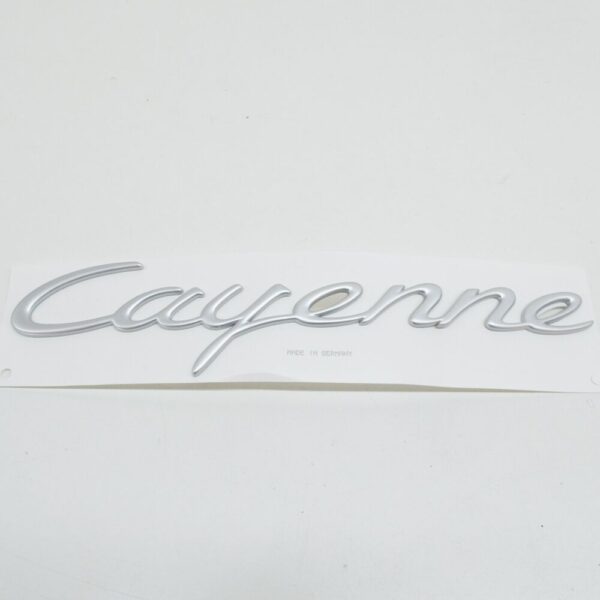 Porsche 955 Cayenne Turbo Rear Sticker Sticker Aluminum 95559038014W9 New - Image 6