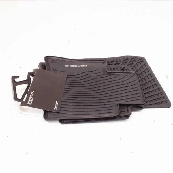 Porsche Cayenne 92a All Weather Floor Mat Set LHD 958044801571E0 NEW GENUINE - Image 3
