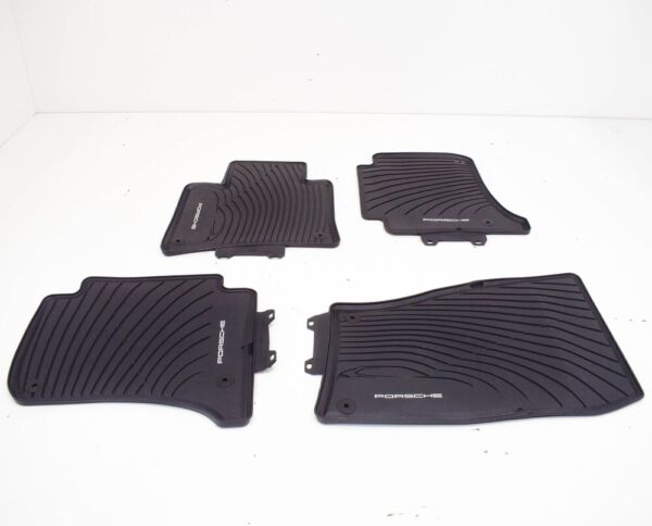 Porsche Cayenne 92a All Weather Floor Mat Set LHD 958044801571E0 NEW GENUINE