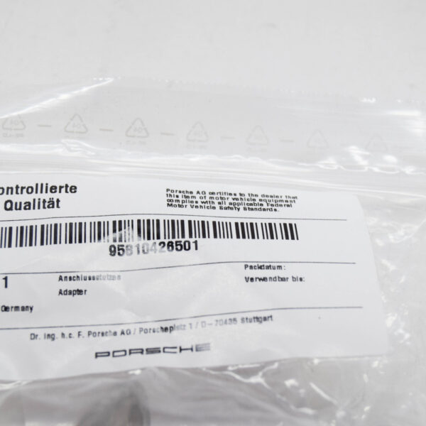 PORSCHE CAYENNE 92A Cylinder Head Connector Union 95810426501 NEW GENUINE - Image 6