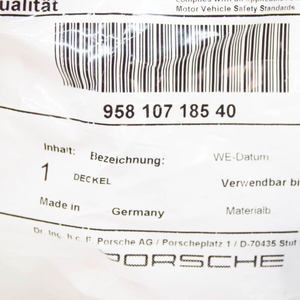 PORSCHE PANAMERA 970 Thermostat Cover 95810718540 NEW GENUINE - Image 6