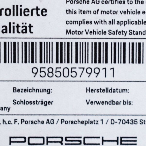 Porsche Cayenne 92A Radiator Center Support 95850579911 New - Image 6