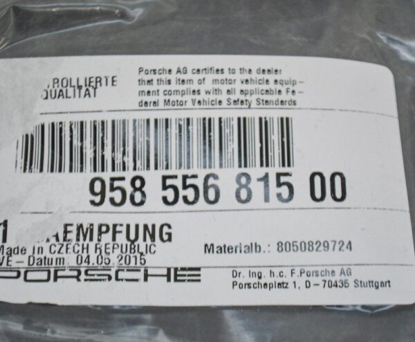 Porsche Cayenne 92A luggage comparison muffler 9985561500 new original - Image 3