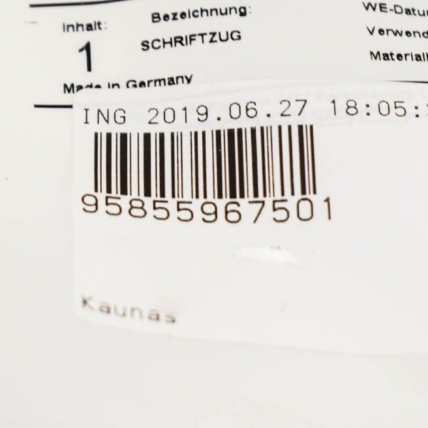 Porsche Cayenne 92A Emblem Rear Chrome Finish 99855967501 NEW GENUINE - Image 6