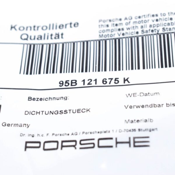 Porsche Macan 95b.2 Radiator Sealing Element 95B121675K NEW ORIGINAL - Image 6