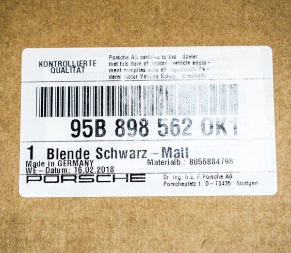 Porsche Macan 95B Front Right Door Lower Molding 95B8988562OK1 New Original - Image 6