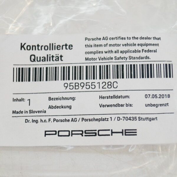 Porsche Macan 95B Right Headlight Wash Mount 95B955128C REAL NEW - Image 6