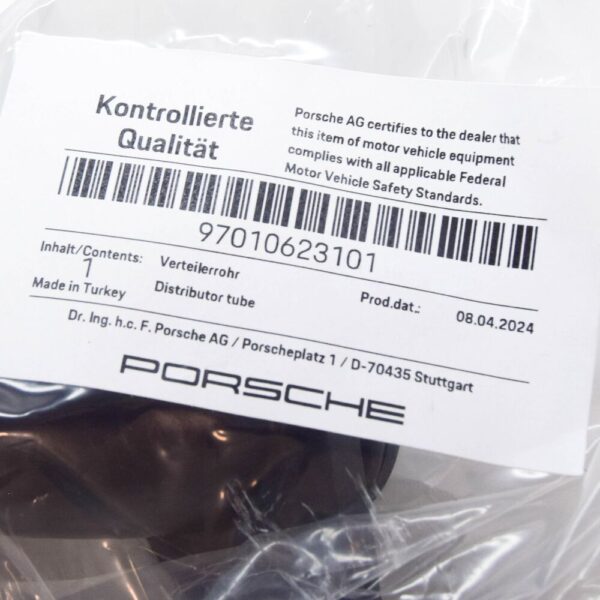 PORSCHE PANAMERA 970 Left Radiator Coolant Pants 97010623101 NEW GENUINE - Image 6