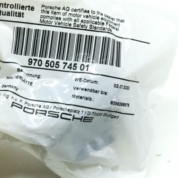 Porsche Panamera 970 Front Holding Camera Plate 97050574501 NEW Genuine - Image 6