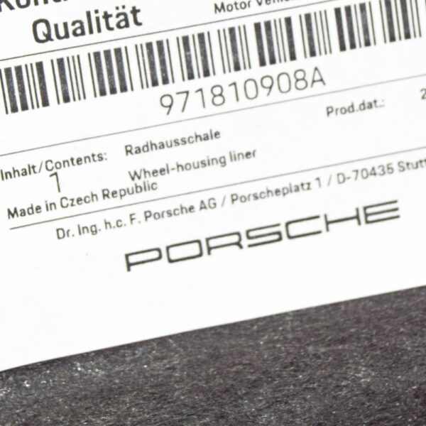 Porsche Panamera 971 fenders front right inside rear part 971810908A NEW - Image 6