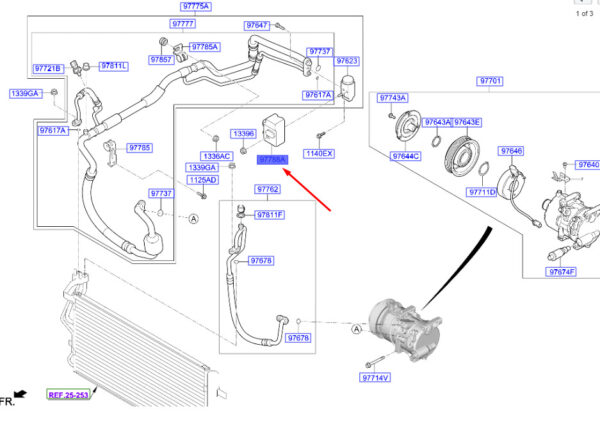 Hyundai Kona MK1 Air Conditioning Expansion Valve Heat Cover 977882S100 NEW - Image 4
