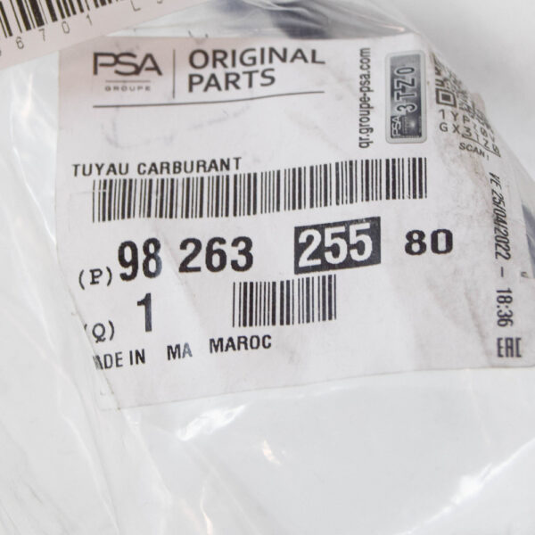 PEUGEOT 208 MK2 P21 FUEL INLET PIPE 9826325580 NEW - Image 6