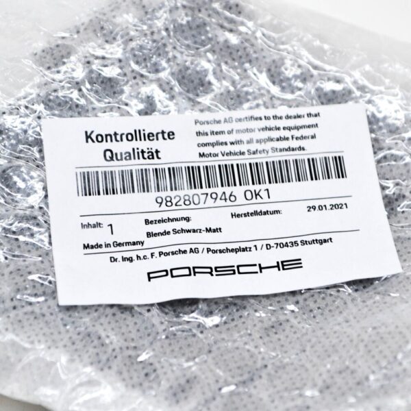 PORSCHE 718 BOXSTER 982 GTS Front Right Washer Cover 982807946OK1 NEW - Image 6