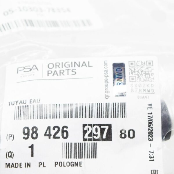 Peugeot 208 MK2 P21 Traction Battery Coolant Tube 9842629780 NEW - Image 6