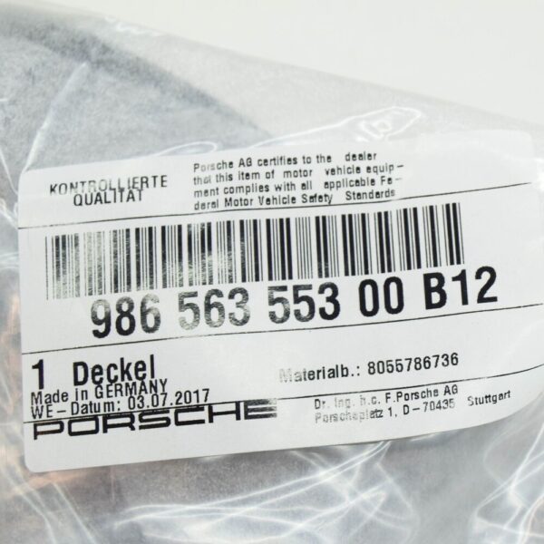 PORSCHE BOXSTER 986 Left Hardtop Lining Trim 98656355300B12 NEW GENUINE - Image 6