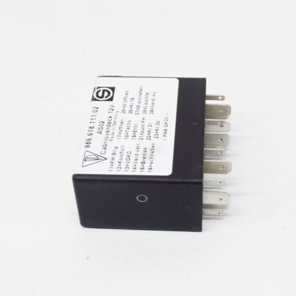 PORSCHE BOXSTER 986 Convertible Top Relay 98661811103 NEW - Image 2