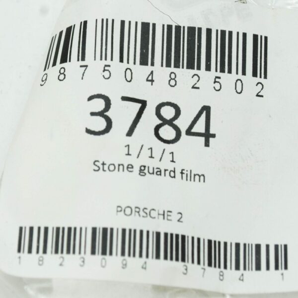 Porsche Cayman 987 Stone Chip Protection Sticker Rear Left 98750482502 GENUINE - Image 6