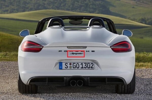 Genuine Porsche Cayman Boxster Rear Emblem 98755923903
