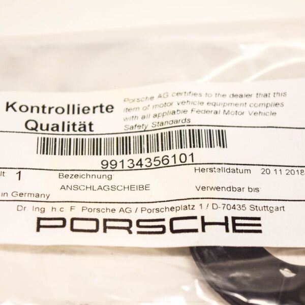 Porsche 911 991 Front Stop Disc 99134356101 NEW GENUINE - Image 3