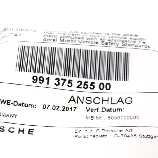 Porsche 911 991 Engine Transmission Stop Bracket 99137525500 NEW GENUINE - Image 6