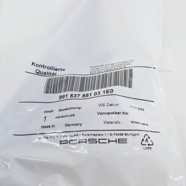 Porsche 718 Cayman 982 Left Outer Door Cover 991537551031E0 NEW GENUINE - Image 6