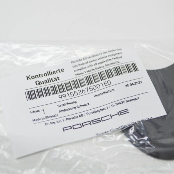 Porsche Boxster 981 Steering Stock Switch Cover 991552675001E0 2014 NEW ORIGINAL - Image 6