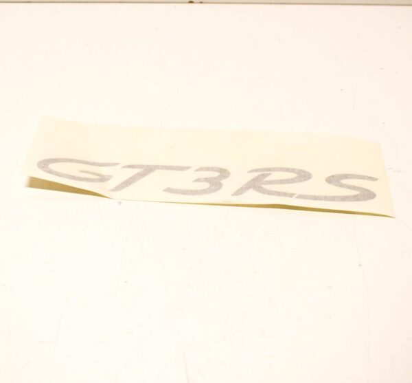 Porsche 991 aluminum white GT3RS sticker 99155925191OM9 NEW