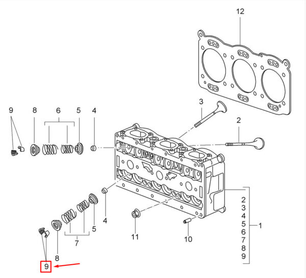 Porsche Panamera 970 Motor Valve Spring Holder 99610512352 NEW GENUINE - Image 6