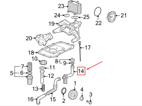 Porsche Boxster 986 Upper Oil Filler Tube 99610727305 NEW GENUINE - Image 2