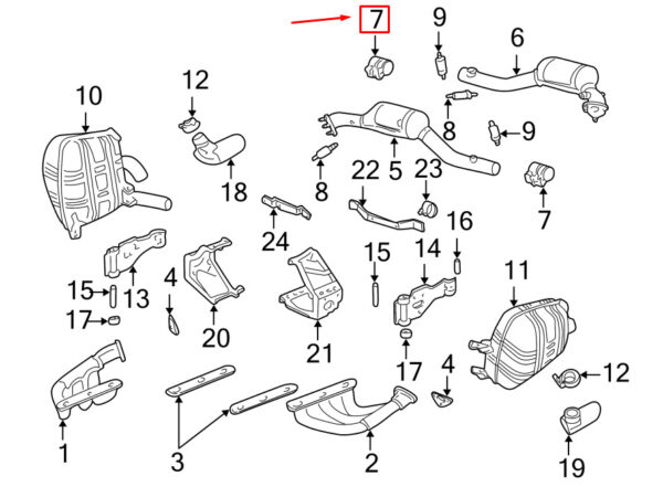 Porsche 911 996 exhaust sound clamp 99611122002 NEW REAL - Image 5