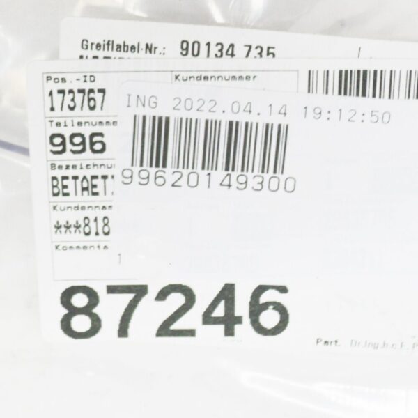 Porsche 911 996 Fuel Cap Release Cable 99620149300 NEW - Image 5