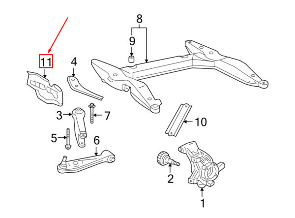 Porsche Cayman 987 Front Right Side Handlebar Spoiler 99634148405 NEW REAL