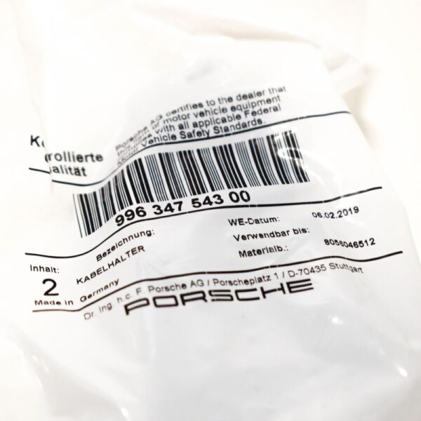 Porsche 911 996 Cable Holder 99634754300 2 PCS NEW GENUINE - Image 3