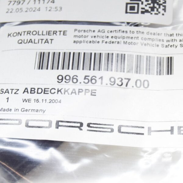 Porsche 911 996 Convertible Top Lock Cover 99656193700 NEW - Image 6