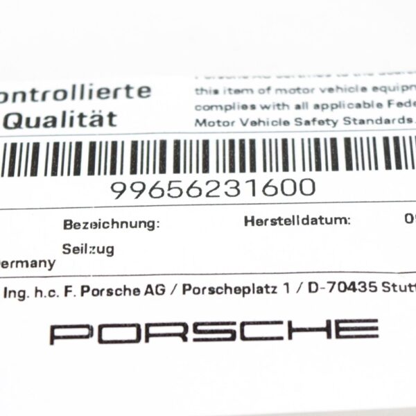 Porsche 911 996 sunroof cable right 99656231600 NEW REAL - Image 6